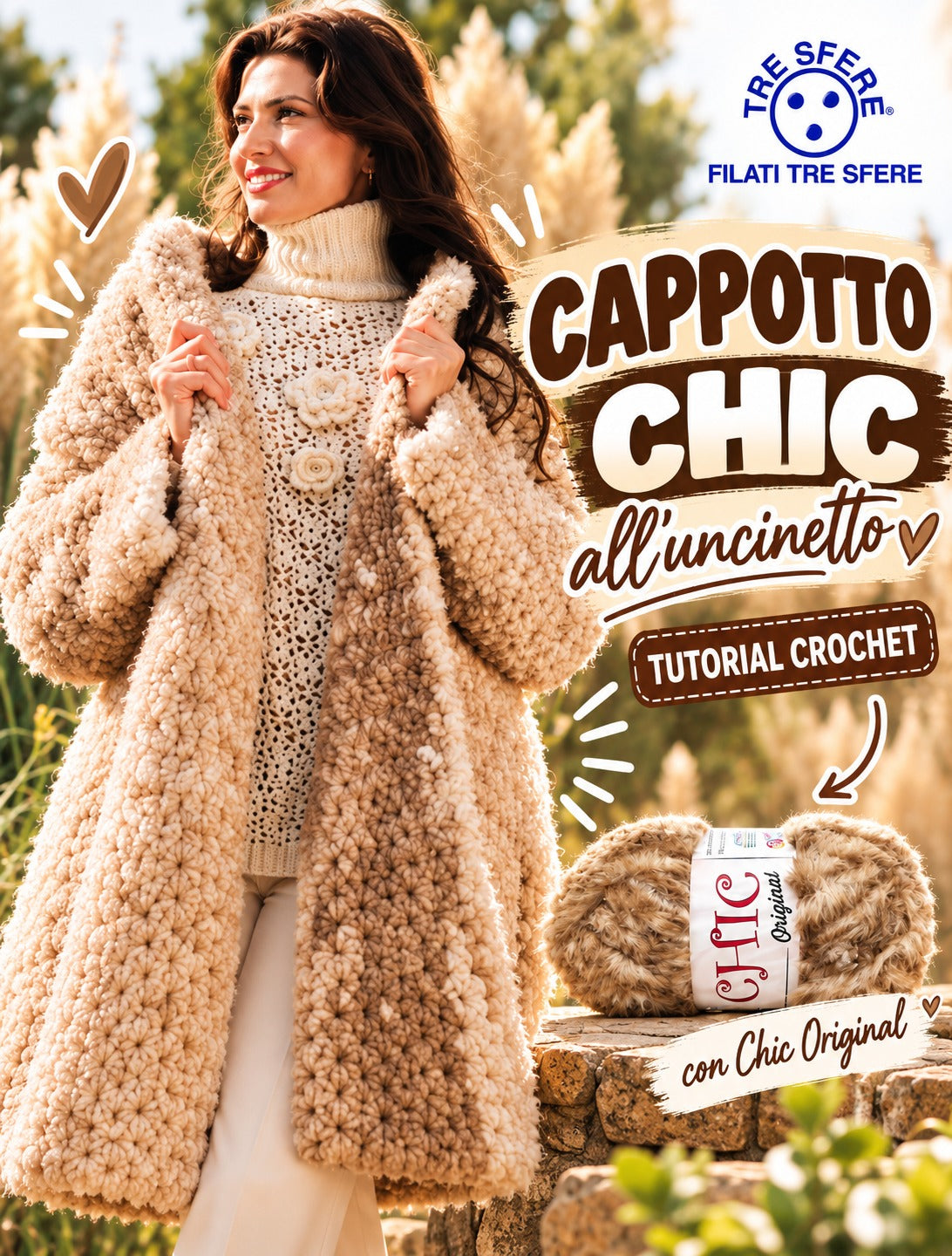 Cappotto Chic all'uncinetto I Tutorial lana Chic I Studio 472M