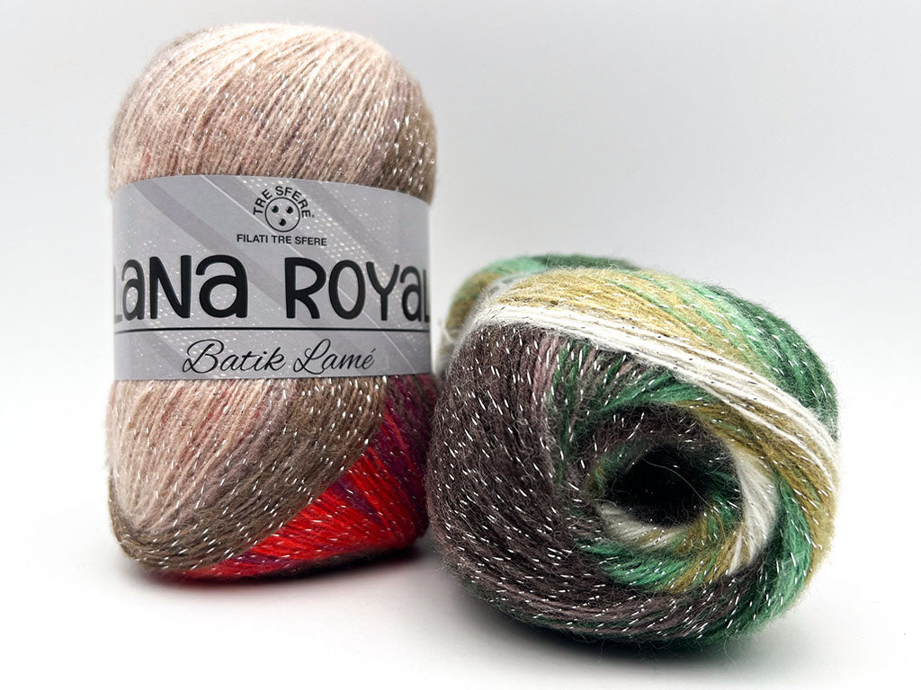 LANA ROYAL BATIK LAME 20% LANA 75% PC 5% PL CF 500 gr