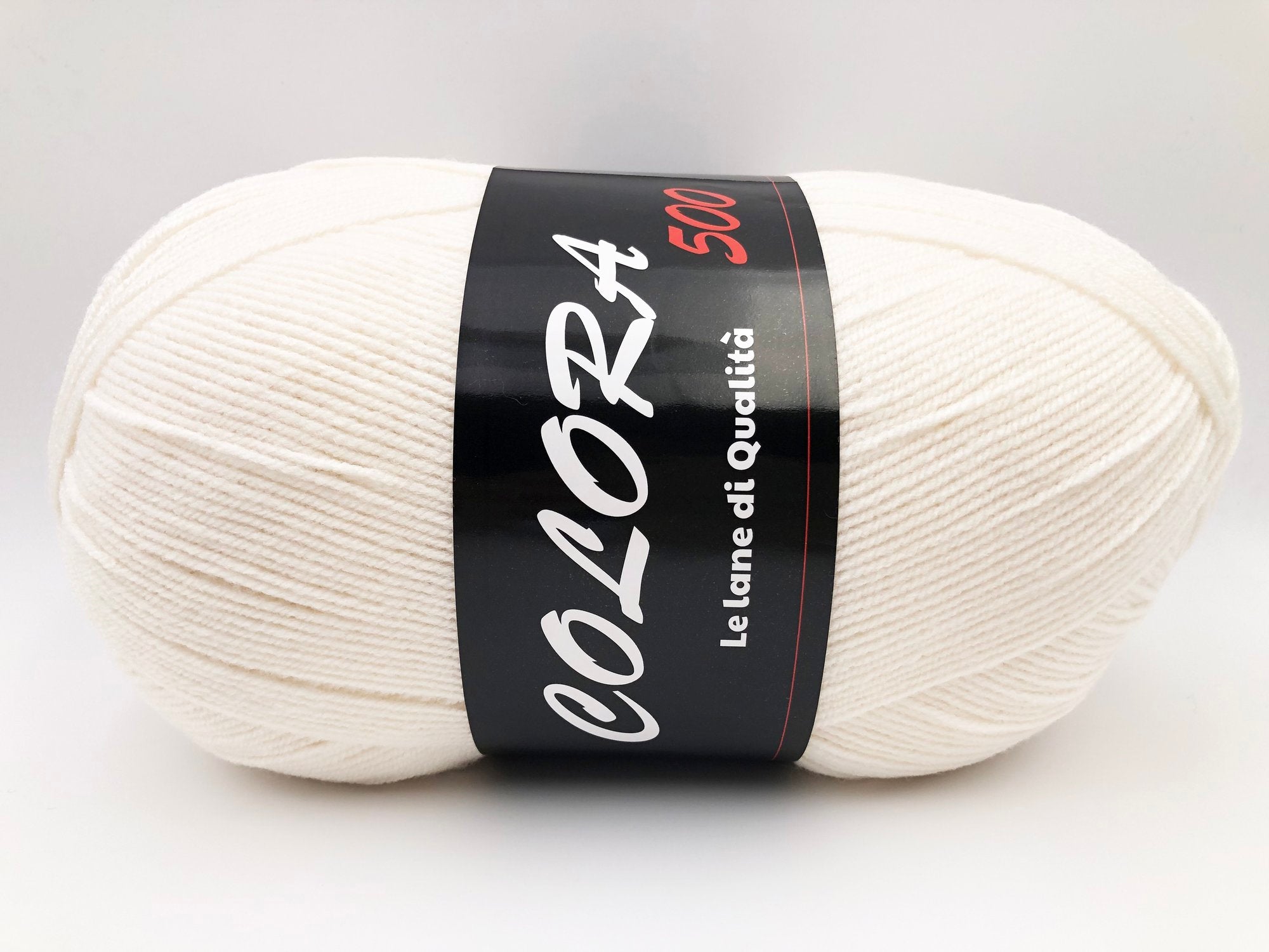 Lana Colora 500 Gomitolo 100% Acrilico 500 gr