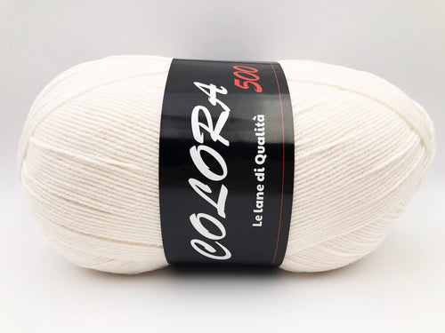 Lana Colora 500 Gomitolo 100% Acrilico 500 gr