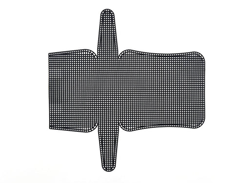 RETE SAGOMATA POCHETTE NERO CM35X33  CF.2PZ 100%PE