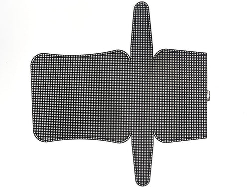 RETE SAGOMATA NERO CM 50 X 53 100%PE confezione 1 PZ