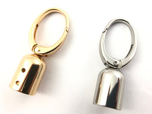 Moschettone top con bocciolo  cf.2 pz