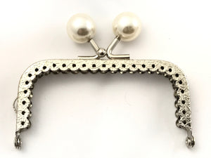 Clic clac rettangolo argento 8,5 cm cf.1pz