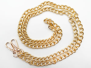 Metal chain c11 with carabiners 110 cm