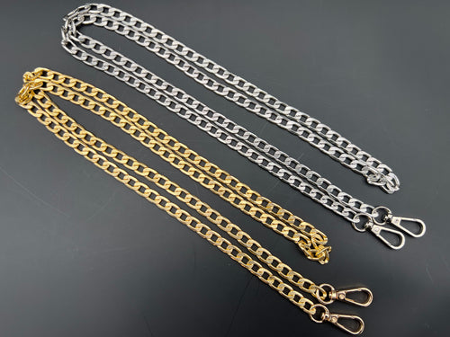 CATENA METALLO BORSE MYLA 120CM mm14x8 CON GANCI