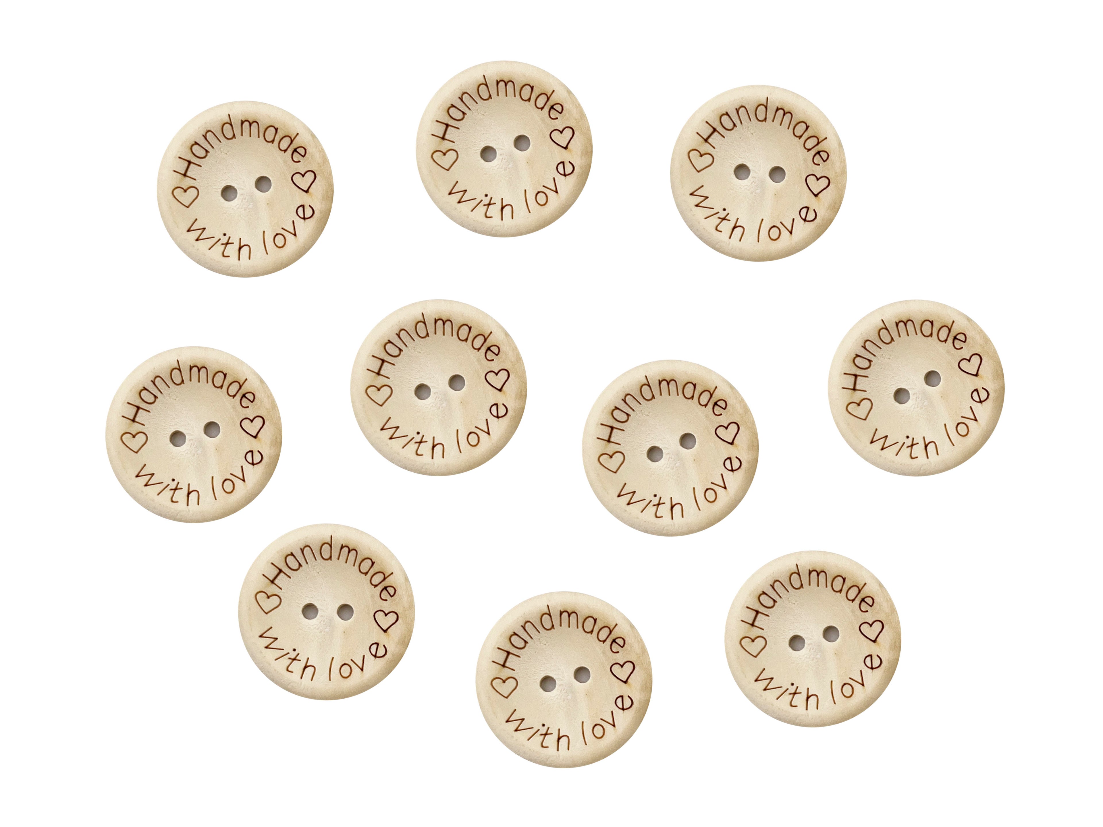 BOTTONI HANDMADE 3CM-100%WD CF.10PZ