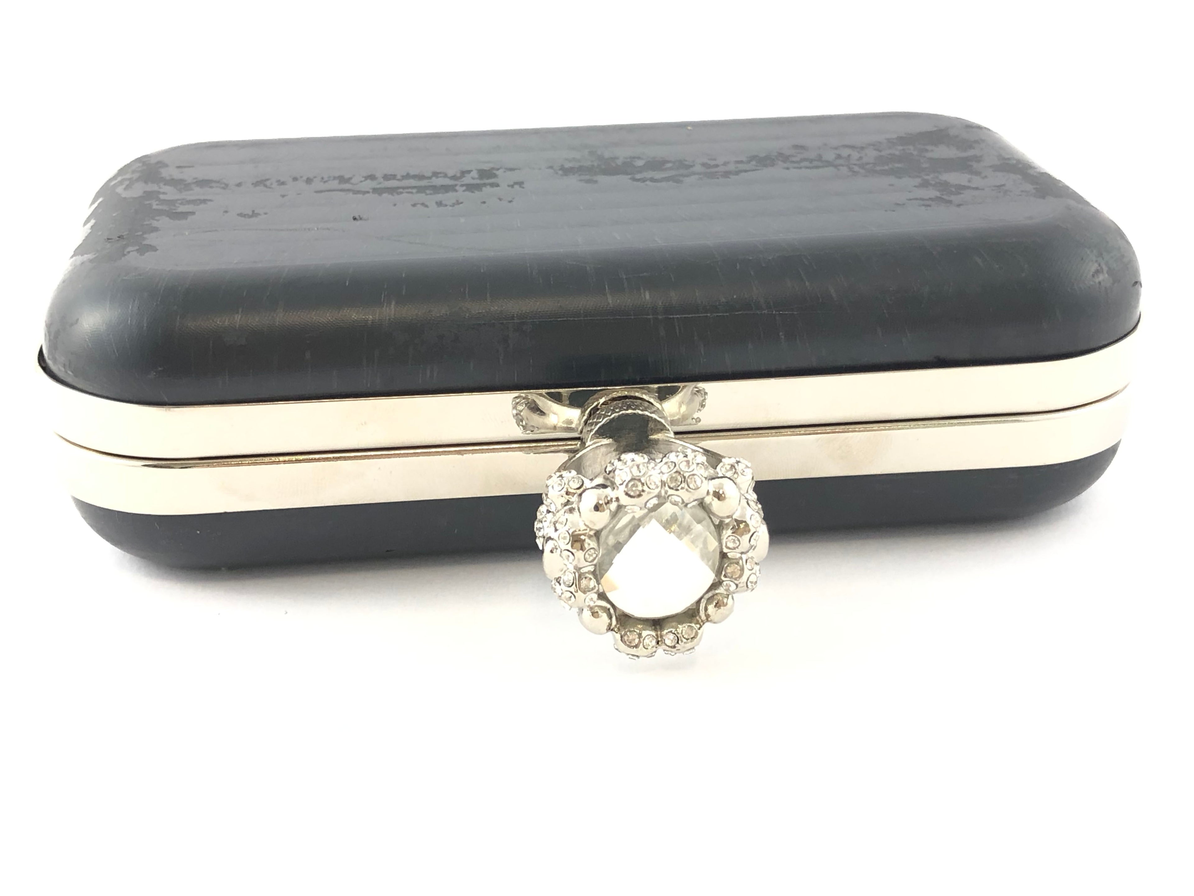 CLIC CLAC  CLUTCH ARGENTO  CM.18X10.8