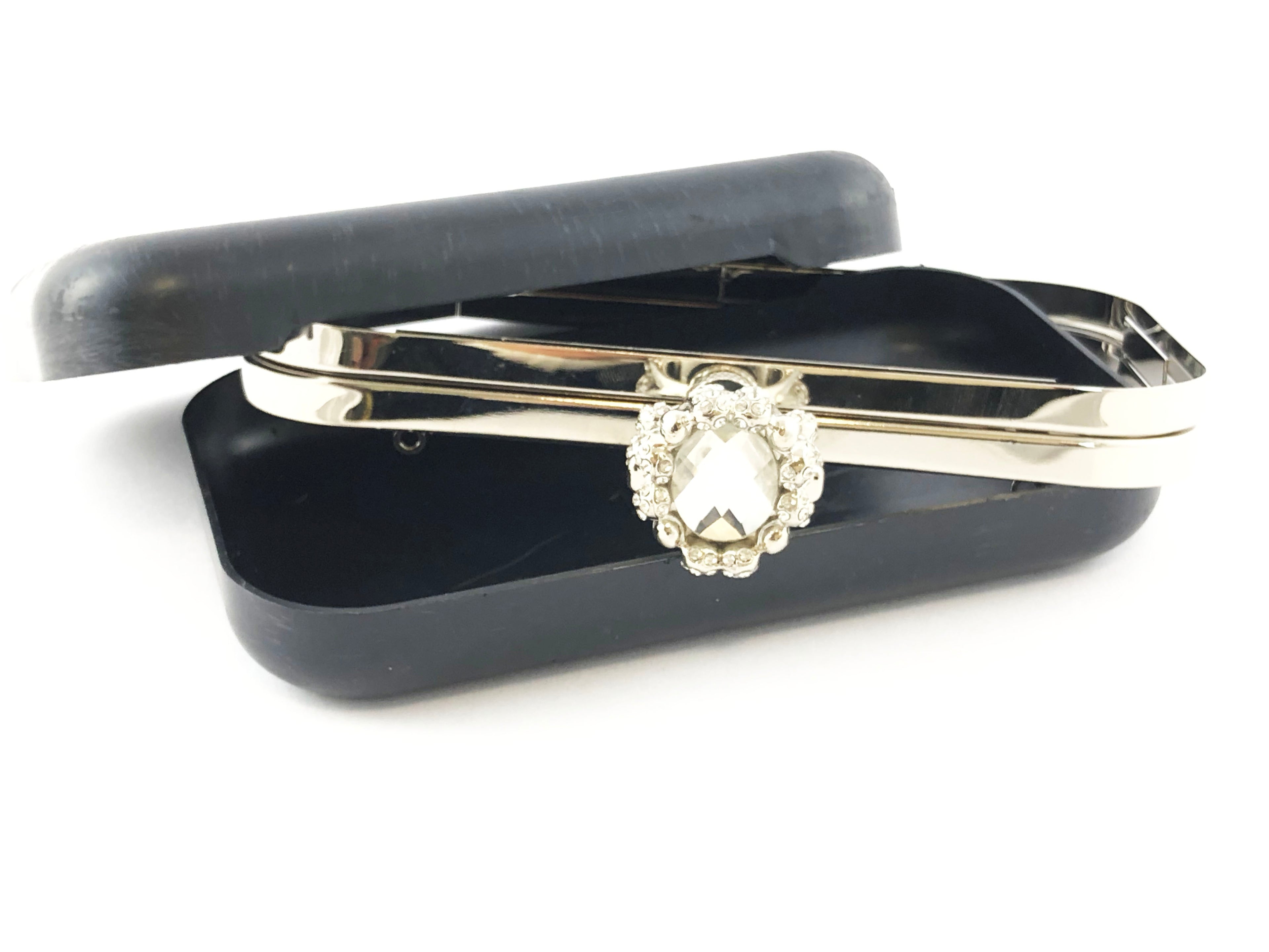 CLIC CLAC  CLUTCH ARGENTO  CM.18X10.8