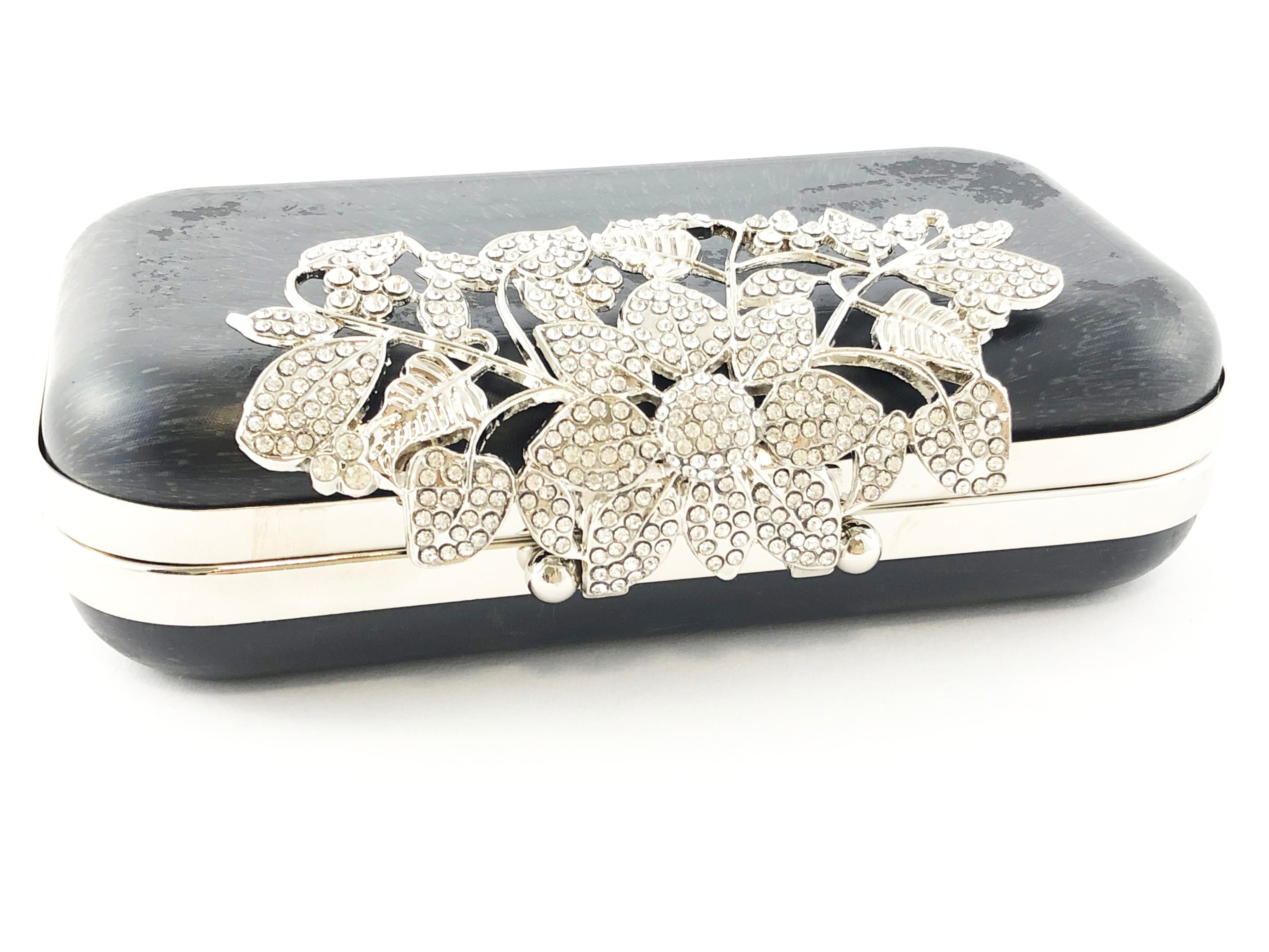 CLIC CLAC  CLUTCH ARGENTO  CM.18X10.8