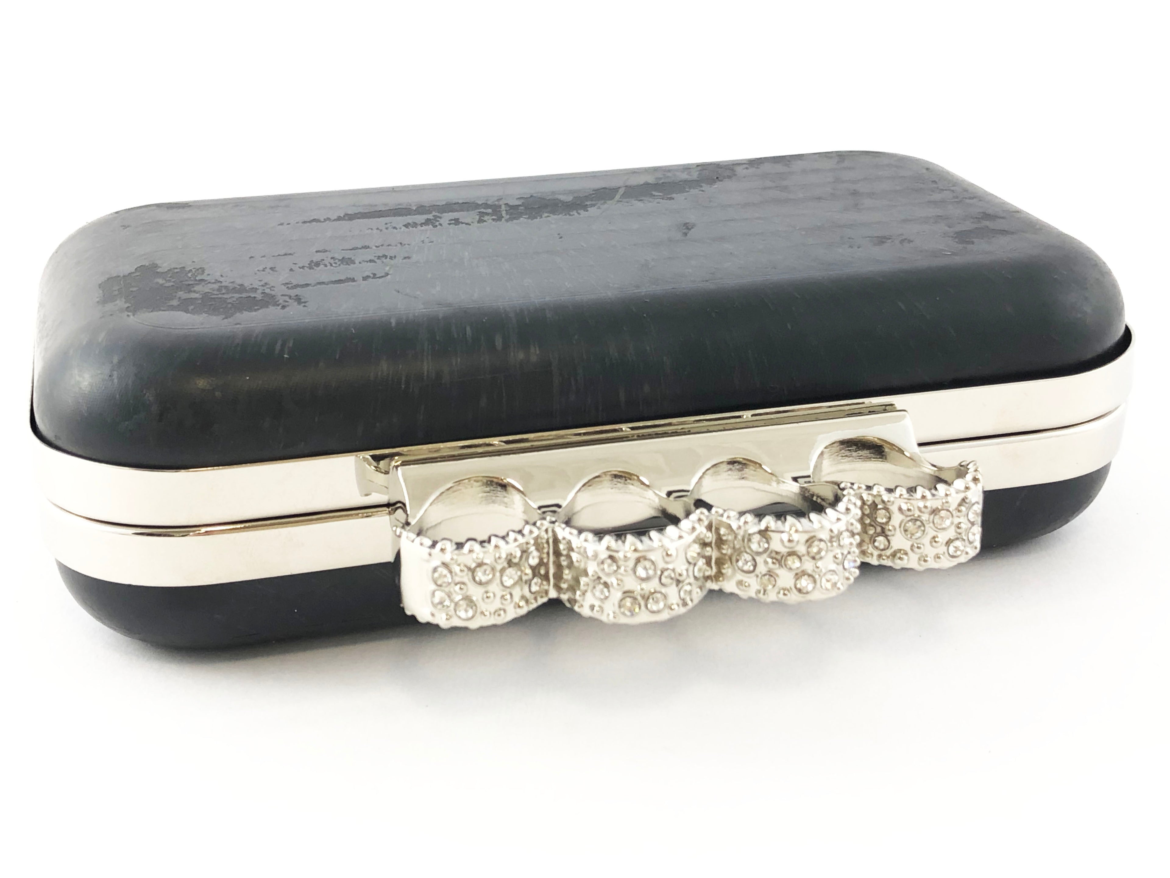 CLIC CLAC  CLUTCH ARGENTO  CM.18X10.8