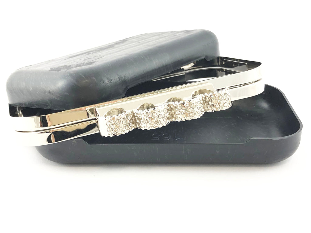 CLIC CLAC  CLUTCH ARGENTO  CM.18X10.8