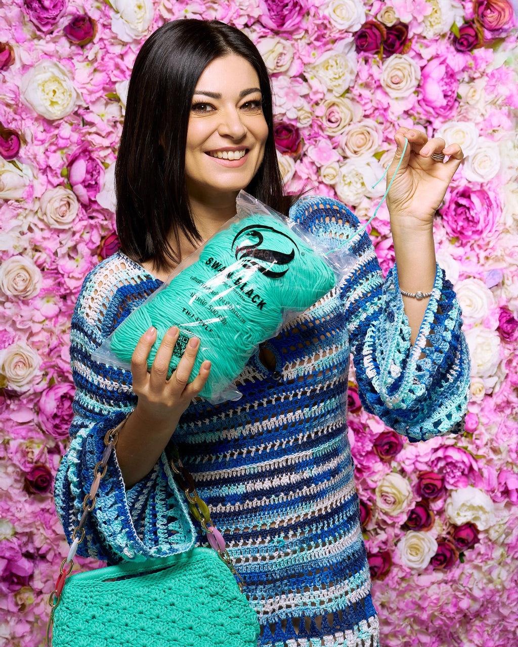 CORDINO SWAN BLACK Confezione 500 Grammi