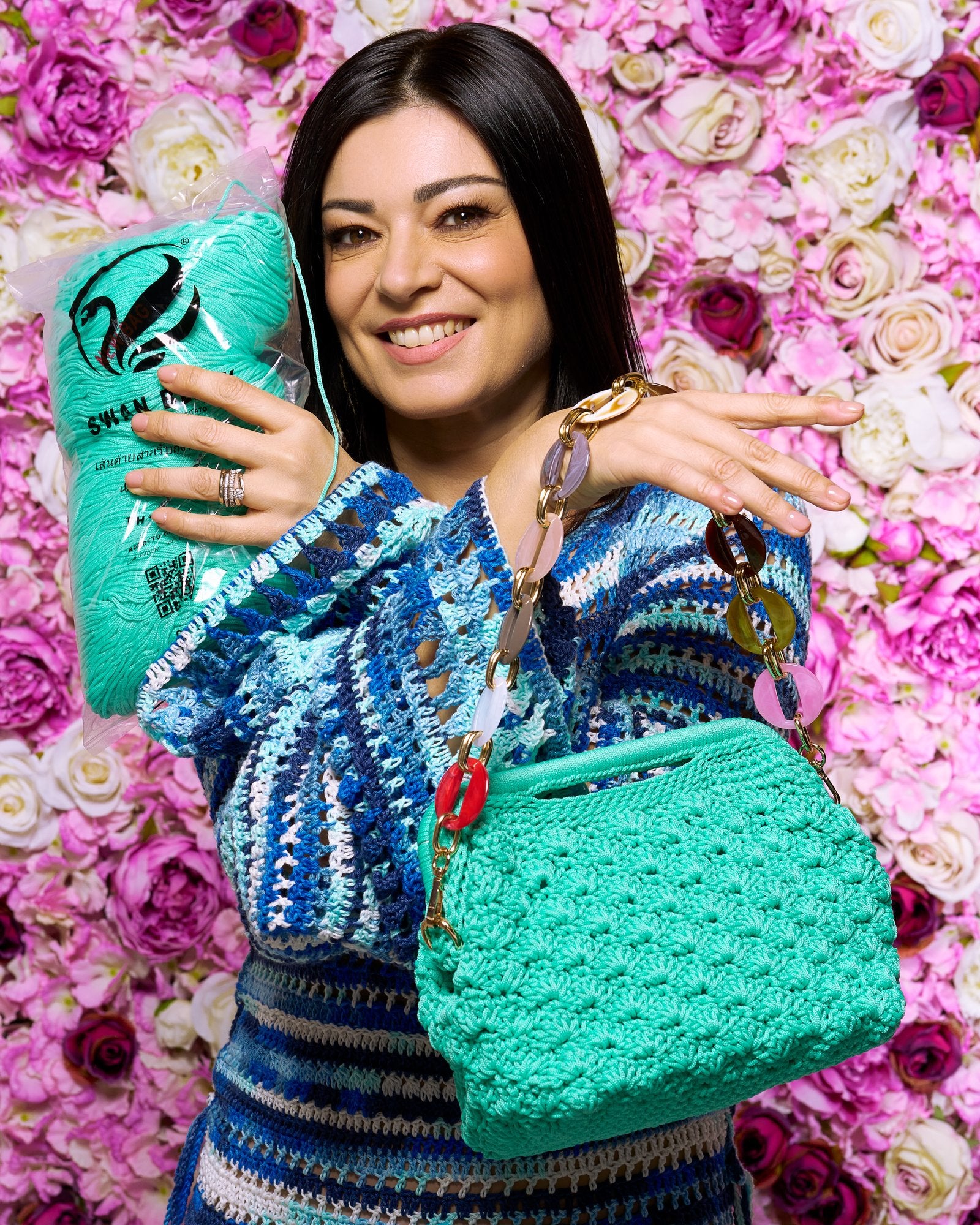 CORDINO SWAN BLACK Confezione 500 Grammi