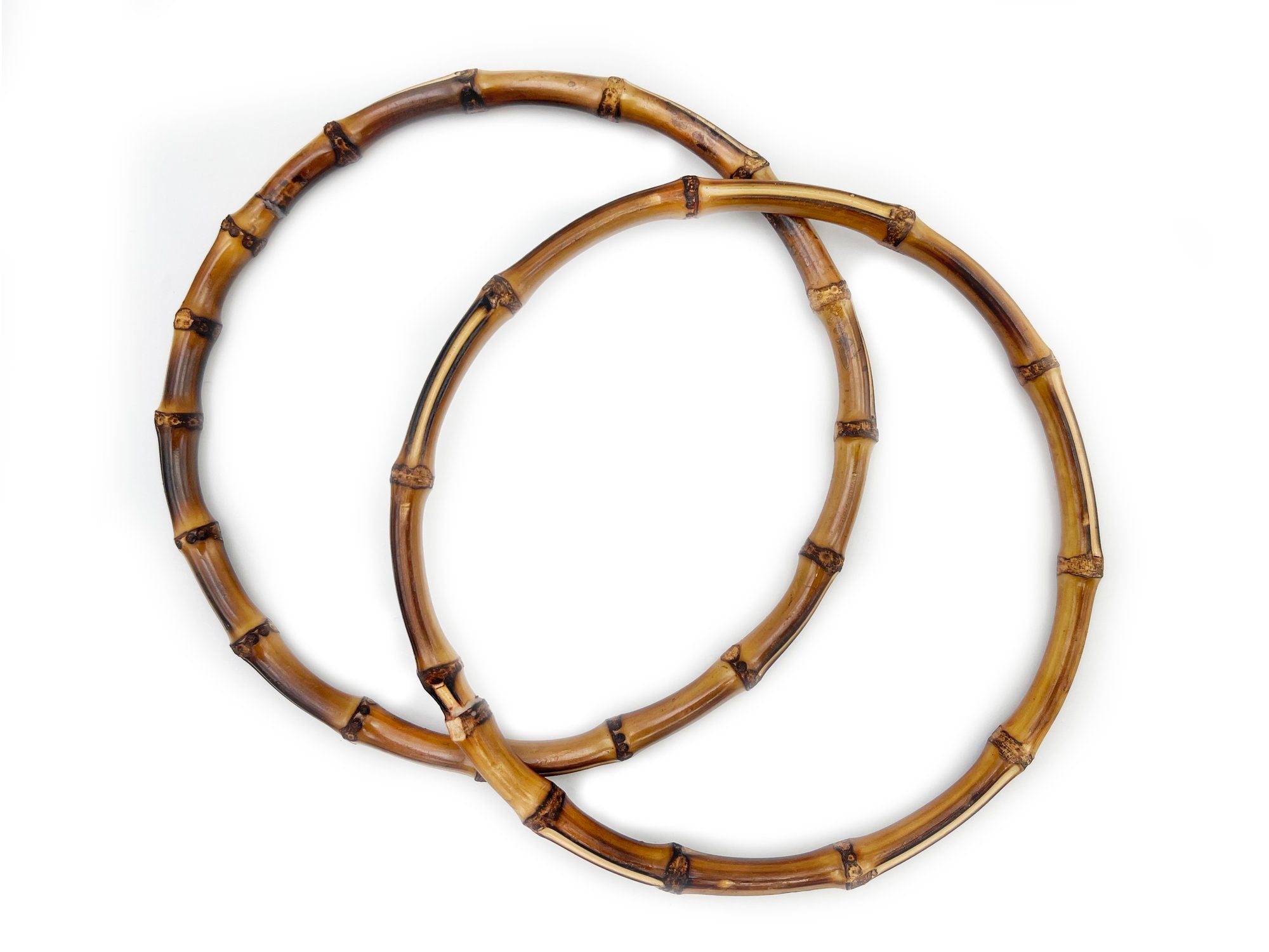 MANICI IN BAMBOO ANELLO LACCATO 20 CM CF 2 pz