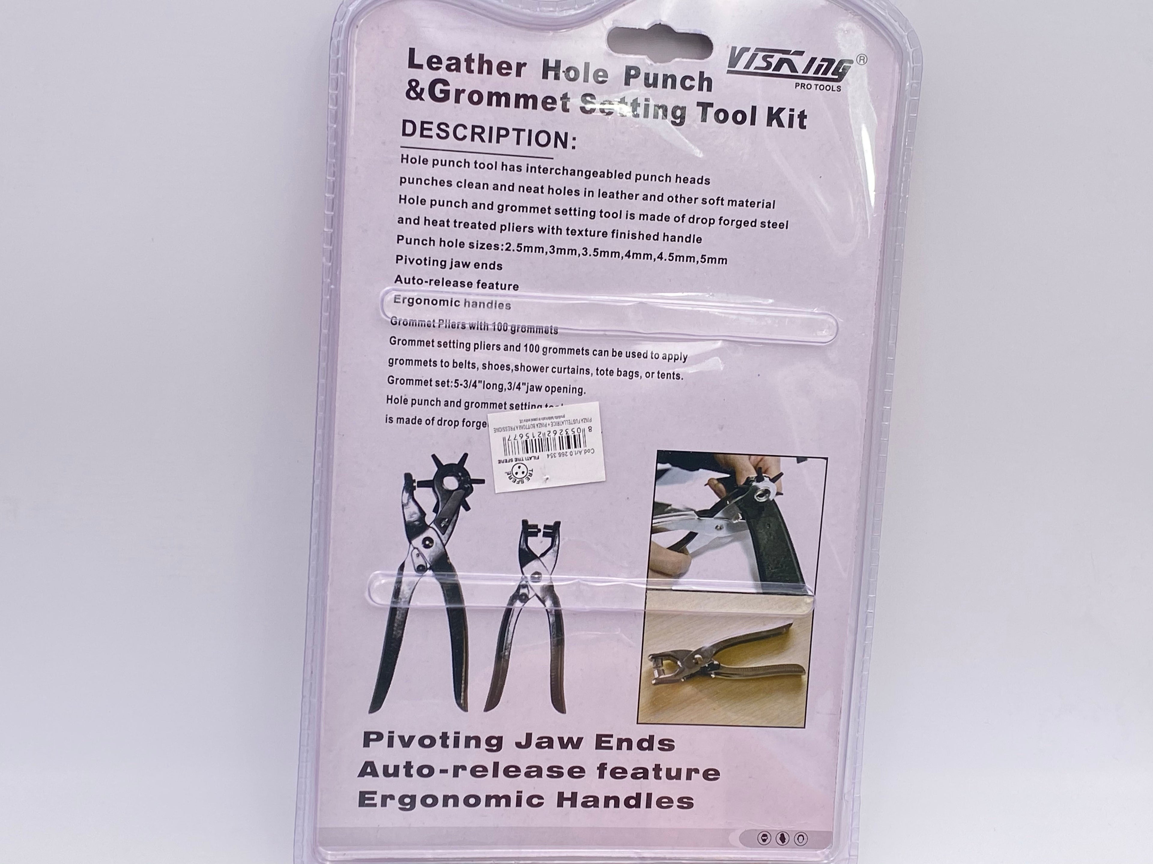 PINZA FUSTELLATRICE + PINZA BOTTONI A PRESSIONE