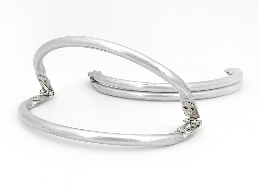 CHIUSURA A MOLLA CLUTCH ROTONDA CM 19 cf da 2 MOLLE