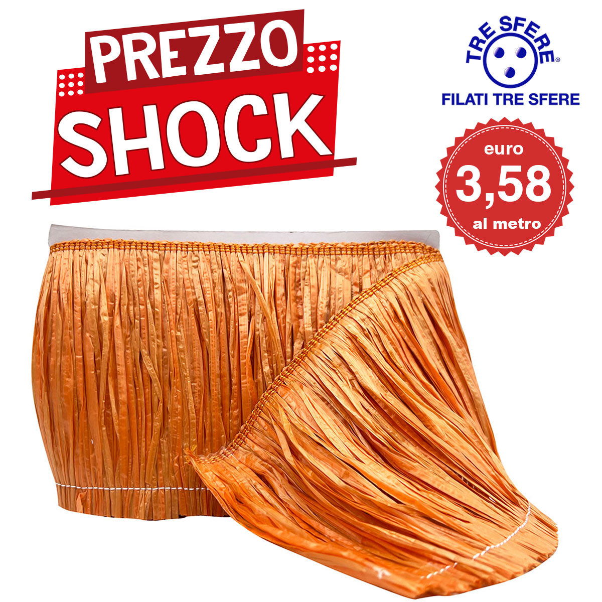 FRANGIA RAFIA h15cm 100% PP CF.5MT