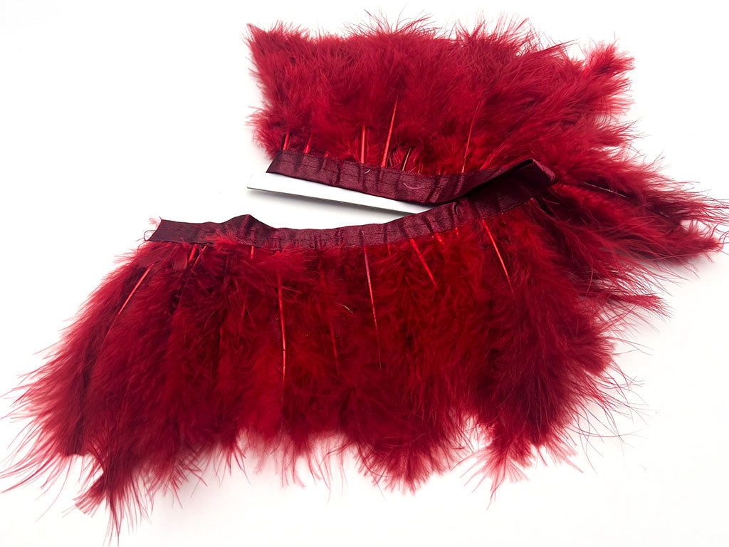 FRANGIA PIUME DI STRUZZO h15 cm. CF.1MT