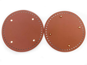 Fondi con piedini per borse 19cm - similpelle -cf.1pz