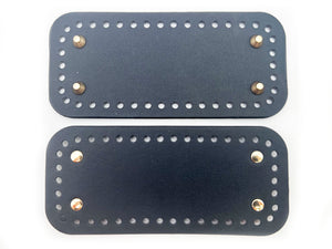 Fondi con piedini cm 18x8 ecopelle cf 1 pz