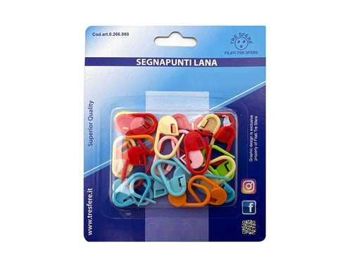 SEGNAPUNTI LANA 100%PE CF. 24PZ.