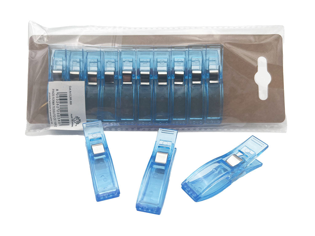 PINZE FERMA TESSUTO CF.10PZ