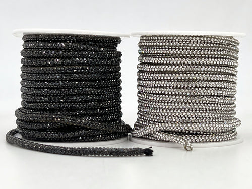 CORDINO STRASS 4 mm cf.10 mt