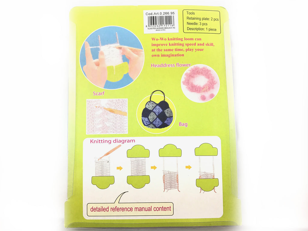 TELAIO PER LAVORARE A MAGLIA CF.1PZ