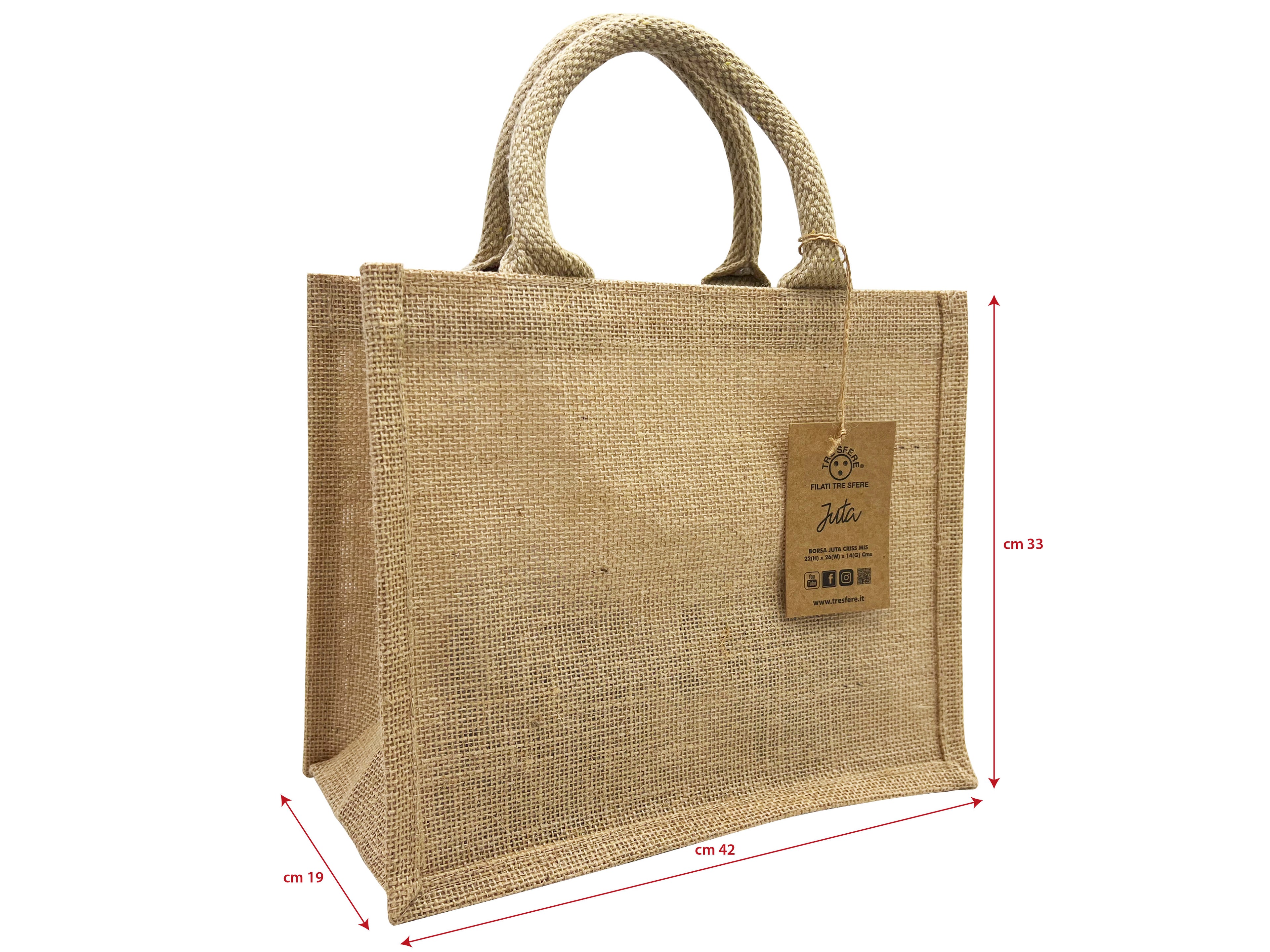 BORSA JUTA CRISS MIS 33X42X19