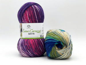 Lana Carezza batik 100% acrílico cf 500 gr