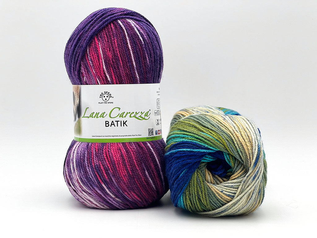 LANA CAREZZA BATIK 100% Acrilico CF 500 gr