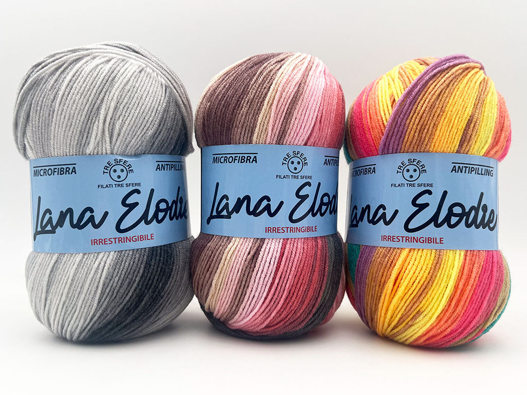 LANA ELODIE 100% Acrilico Microfibra Antipilling CF.500 gr.