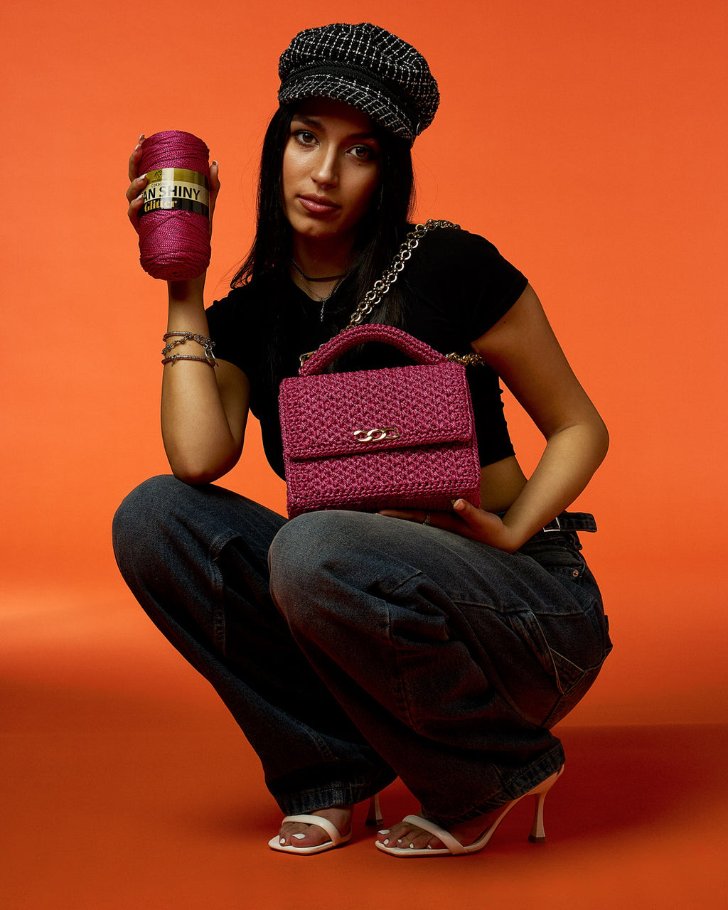 CORDINO SWAN SHINY GLITTER 85% PP 15% LUREX CF.250 GR.