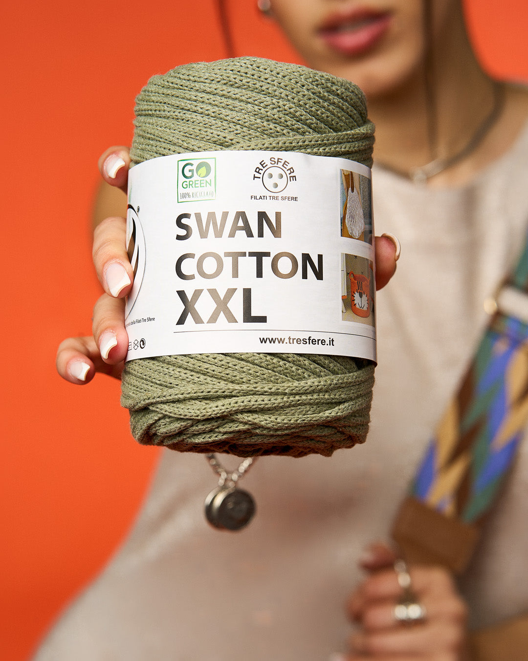 CORDINO SWAN COTTON XXL 70% COTONE 30% POLY 250 GRAMMI