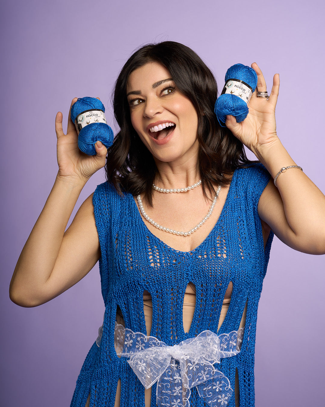 COTONE FIOCCO LAME 98% Cotone 2% Poliestere CF 250 gr