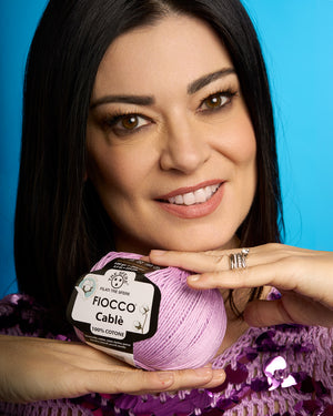 Cotone fiocco cable 100% cotone cf 500gr