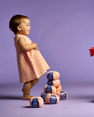 Lana Bimbo Wolle 100% Merinowolle extra fein 19 Mikron cf 500 g