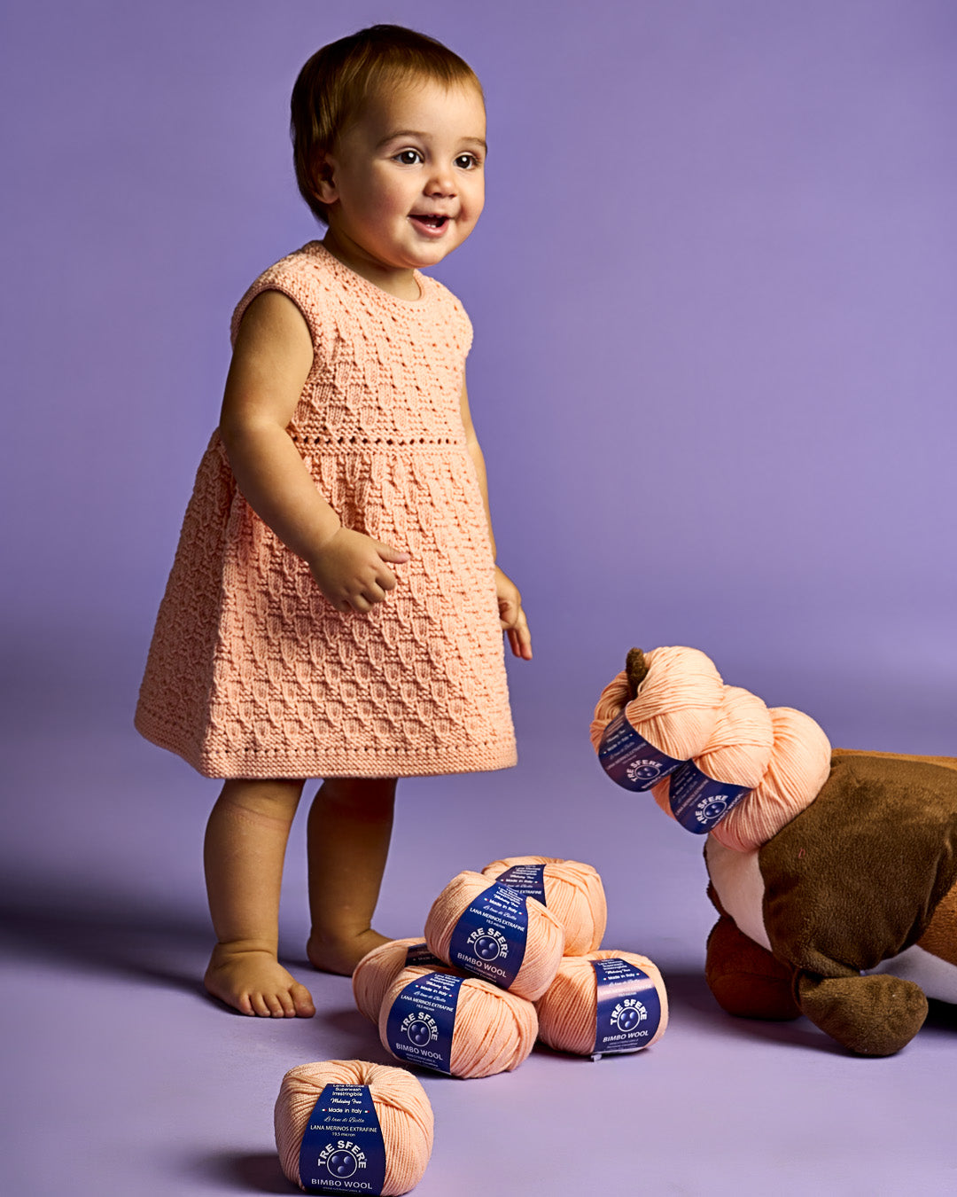 LANA BIMBO WOOL 100% LANA MERINO EXTRA FINE 19 MICRON CF 500 gr