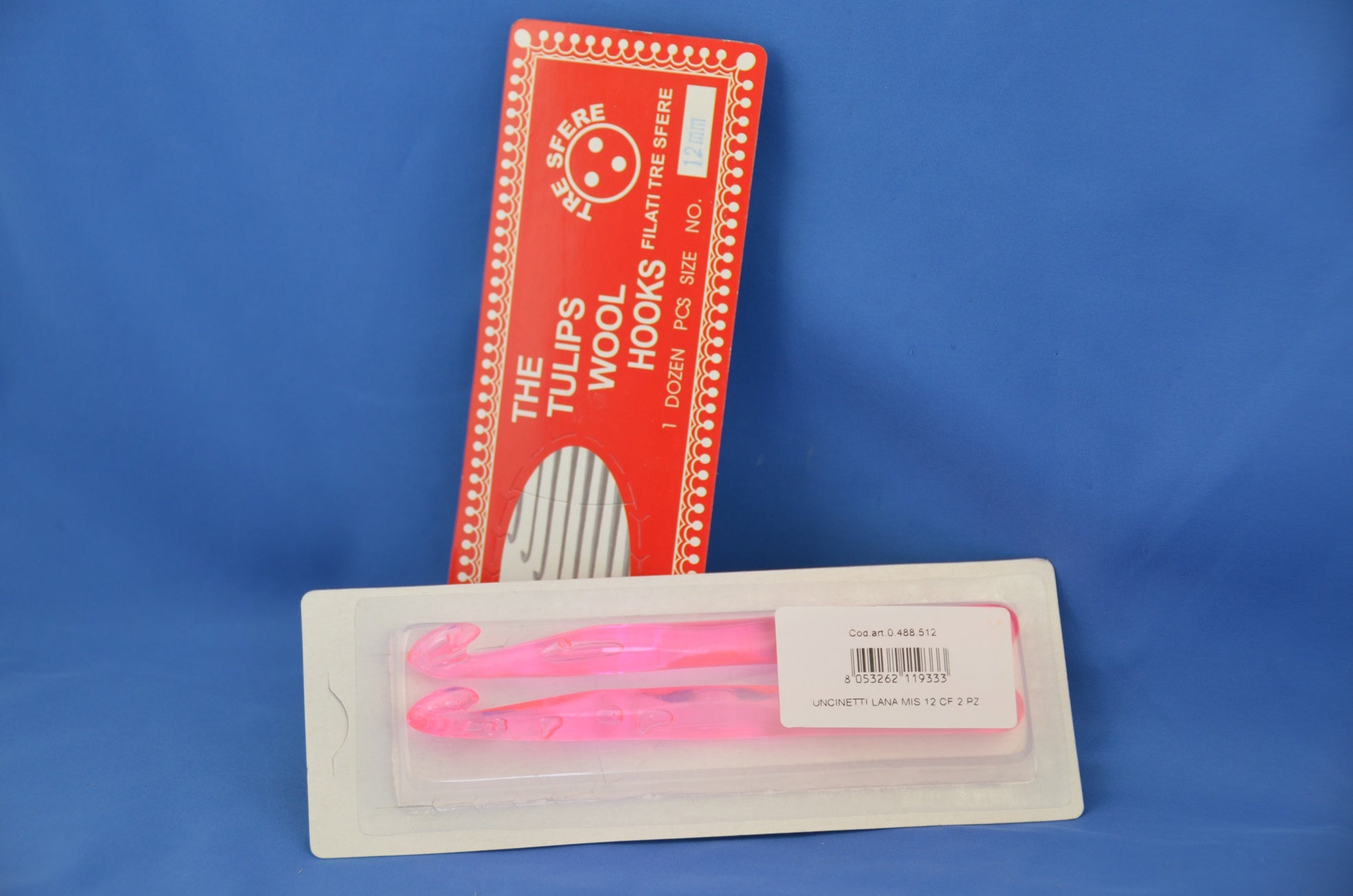 UNCINETTI LANA PLAST. MIS.12 CF.2 PZ