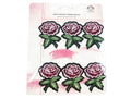 APPLICAZIONI TERMOADESIVE ROSA CF.6 PZ