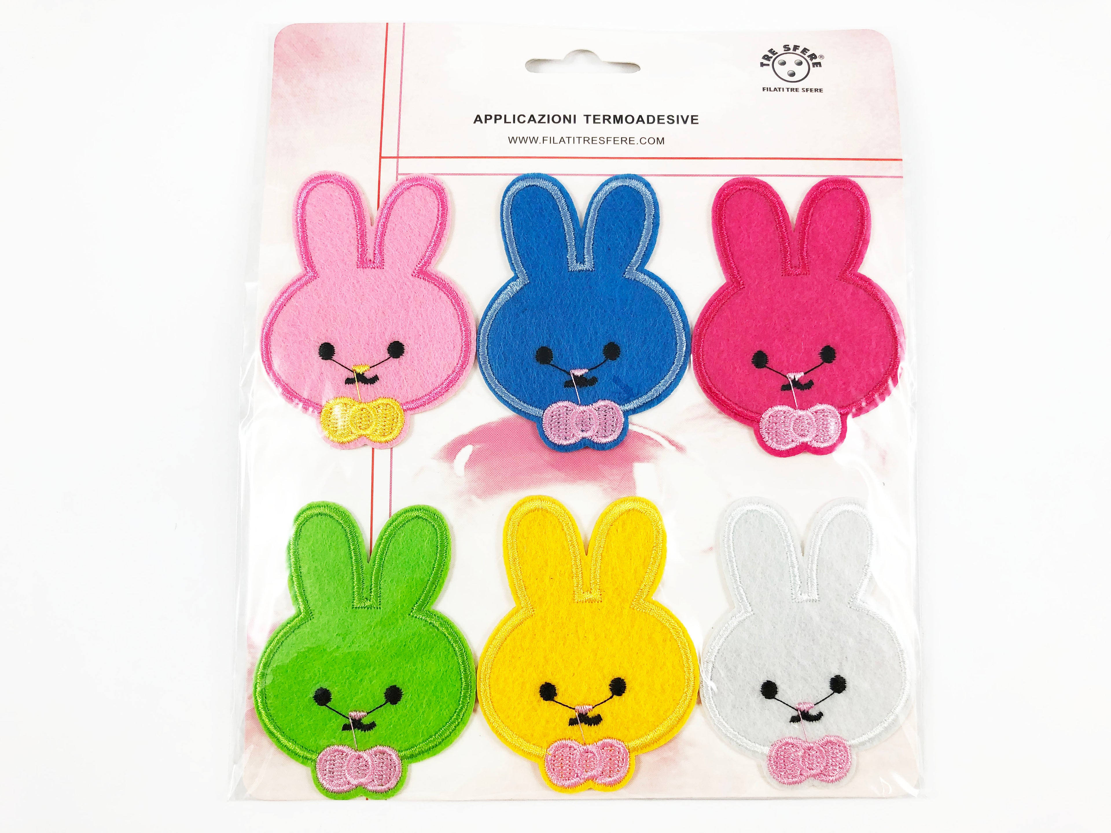 APPLICAZIONI TERMOADESIVE CONIGLIO CF.6 PZ