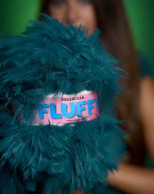 Flauschiger Pelz 100% Polyester ca. 200 g