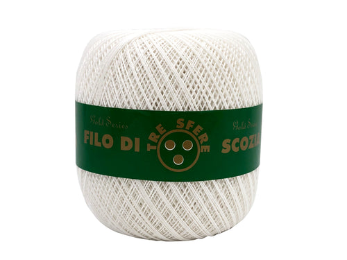 COTONE FILO DI SCOZIA TITOLO 12 BIANCO CF 600 gr