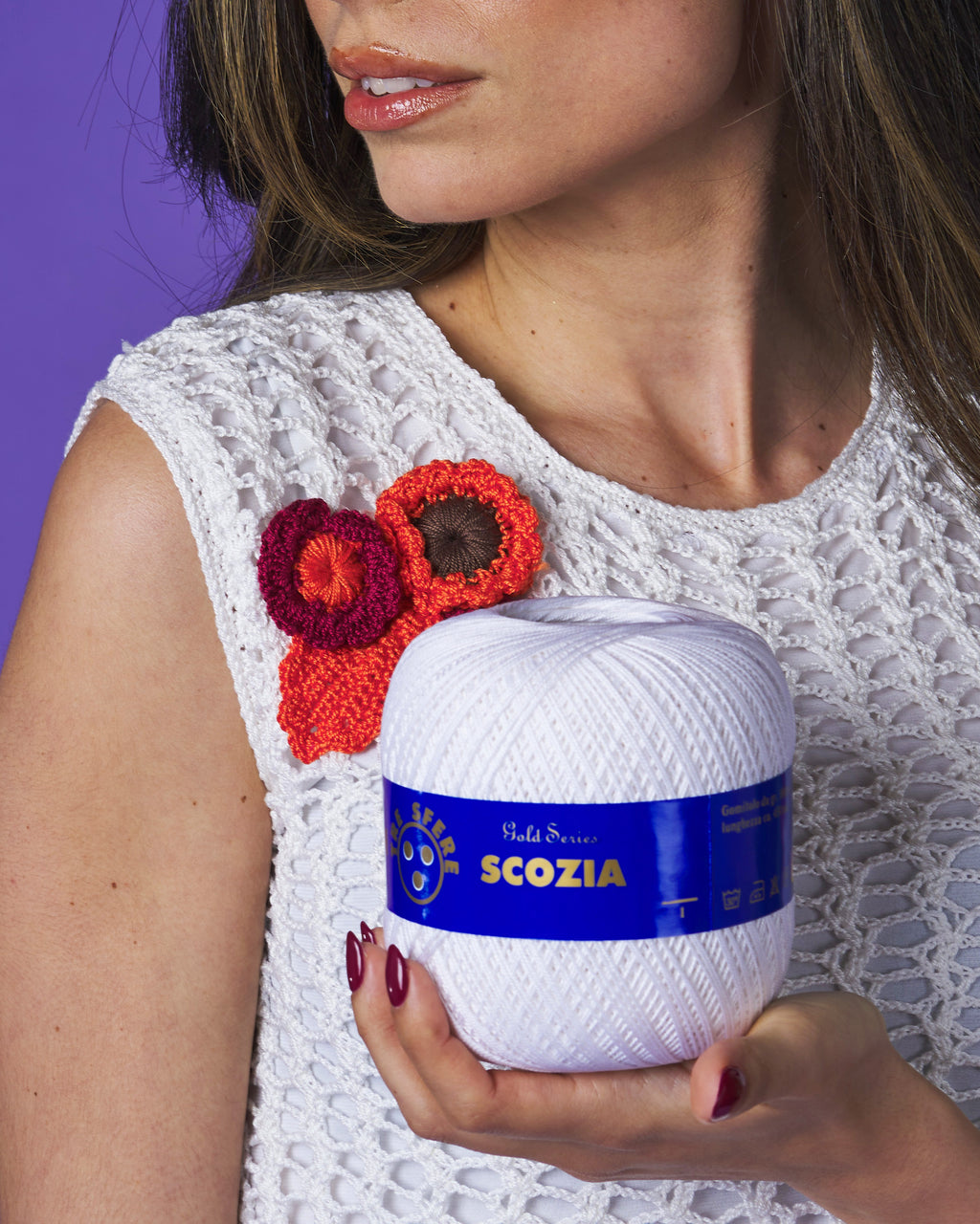 COTONE FILO DI SCOZIA TITOLO 8 BIANCO CF 600 gr