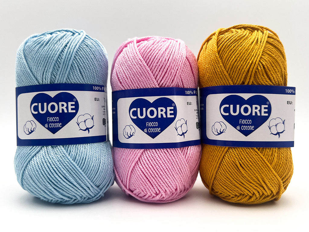 COTONE CUORE 100% cotone CF 200gr 5x40gr