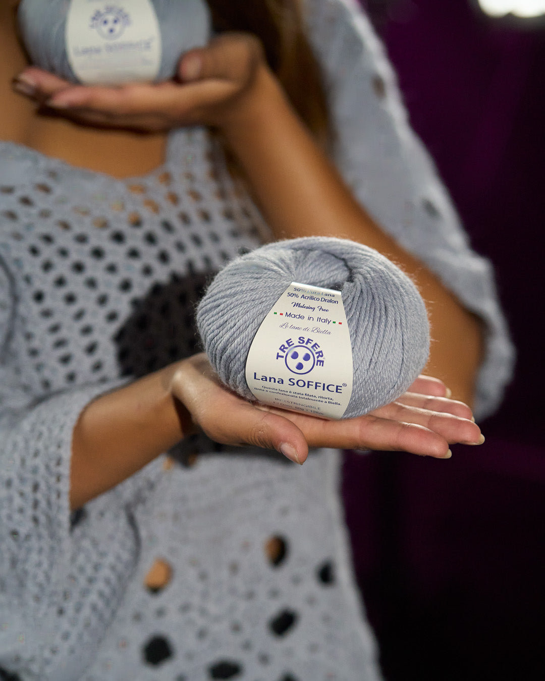 LANA SOFFICE 50% lana 50% acrilico CF 500 gr