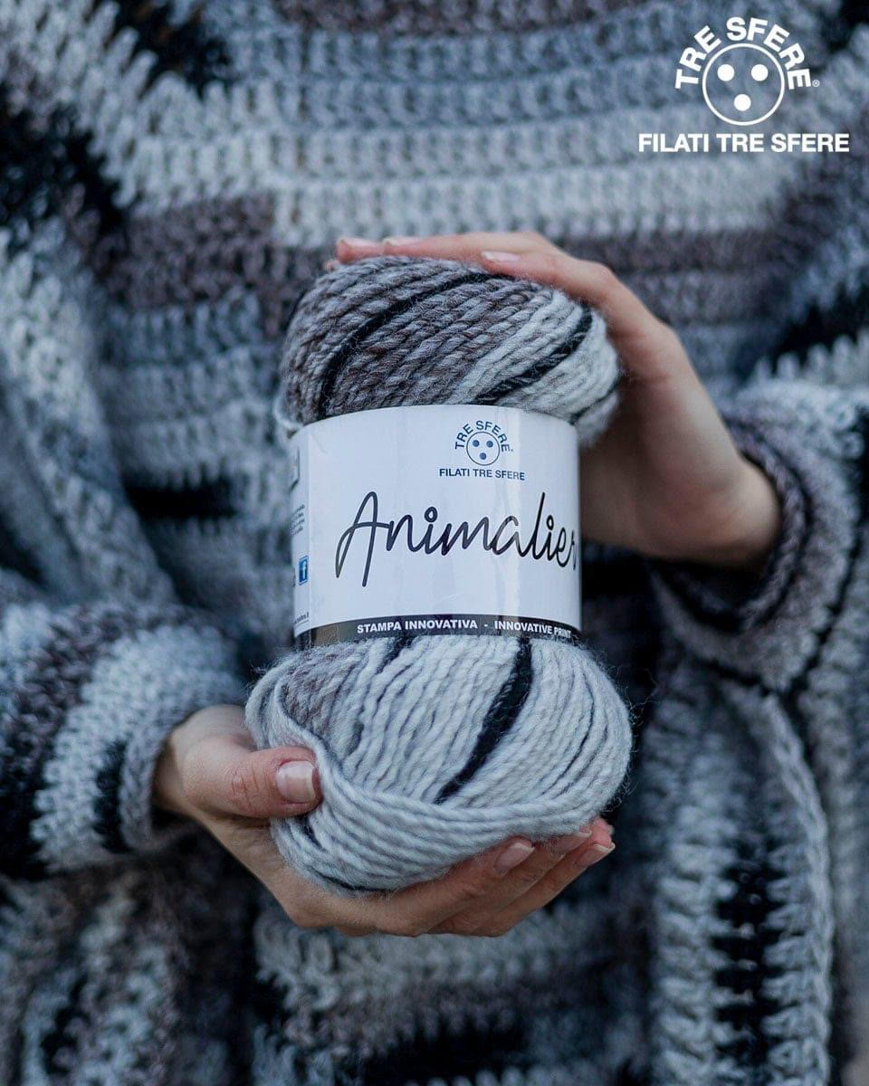 LANA ANIMALIER 100%PC CF.500 GR.