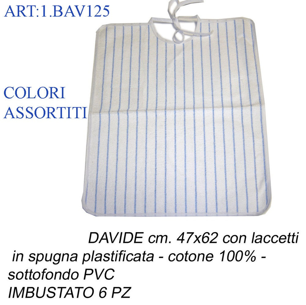 BAVAGLIONE ADULTO DAVIDE PLAST CF.6PZ
