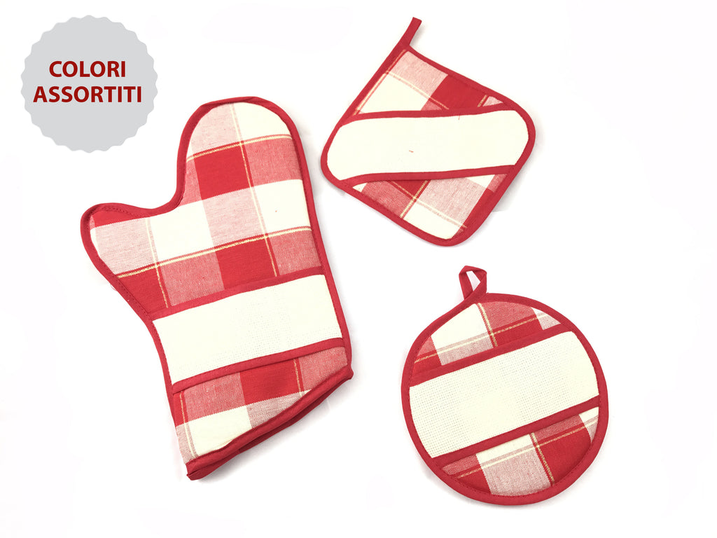 TRIS CUCINA NATALE CF.3PZ